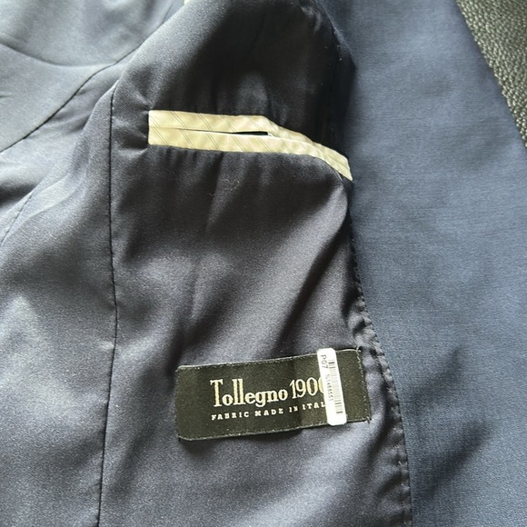 J Crew BI Sretch Blazer Italian Wool B3231 Tollegno 1900 Navy Blue Jacket Sz 6 - Picture 13 of 15